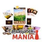 Kép 2/2 - Trails angol nyelvű társasjáték játékelemek