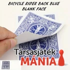 Kép 2/2 - Bicycle Blue Blank Face kártya