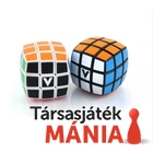 Kép 2/3 - V-CUBE 3x3 versenykocka fehér lekerekített matrica nélküli