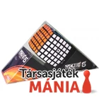 Kép 2/2 - V-CUBE 6x6 versenykocka fekete lekerekített