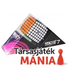 Kép 2/2 - V-CUBE 7x7 versenykocka fekete lekerekített
