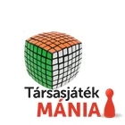 Kép 1/2 - V-CUBE 7x7 versenykocka fekete lekerekített
