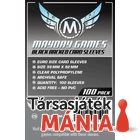 Kép 1/2 - Mayday Games Euro méretű kártyavédő (100 db-os csomag) 59 mm x 92 mm, fekete hátlap