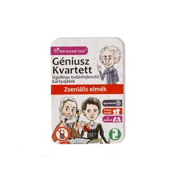 Géniusz Kvartett: Zseniális elmék - ismeretterjesztő kártyajáték