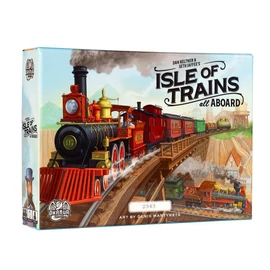 Isle of Trains All Aboard társasjáték, angol nyelvű