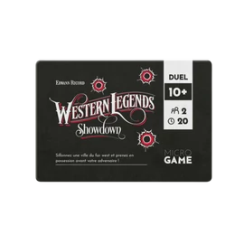 Western Legends Showdown Micro Game társasjáték, angol nyelvű