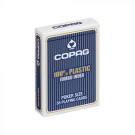 COPAG PKJ kék, 2 nagy indexes 100% plasztik póker kártya