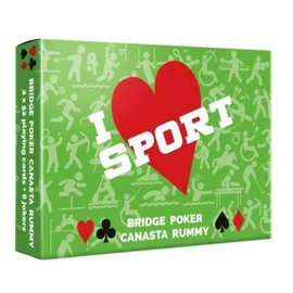 I LOVE SPORT-dupla römi kártya 110 lap