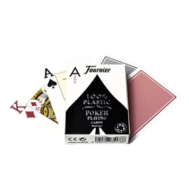 Fournier No. 2800 - Red / Blue 2 Jumbo Index kártyapakli