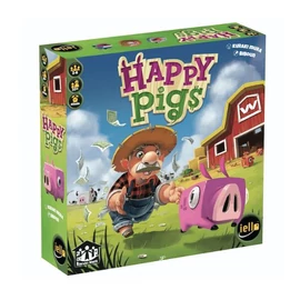 Iello HAPPY PIGS angol nyelvű társasjáték Iello HAPPY PIGS angol nyelvű társasjáték