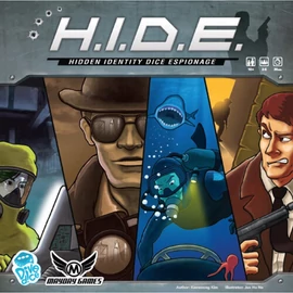 H.I.D.E. Hidden Identity Dice Espionage társasjáték, angol nyelvű