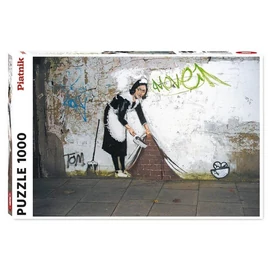 Banksy - Szobalány kirakó borító Banksy - Szobalány kirakó borító