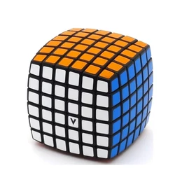 V-CUBE 6x6 versenykocka fekete lekerekített