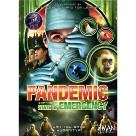 Pandemic társasjáték State of Emergency kiegészítő, angol nyelvű