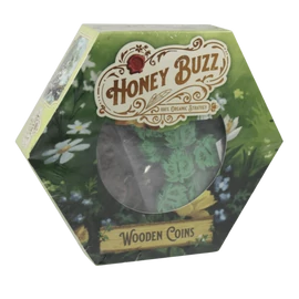 Honey Buzz Wooden Coins, társasjáték kiegészítő