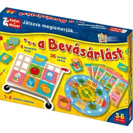 Játszva megismerjük a bevásárlást társasjáték