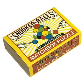 Snooker Balls Matchbox Professor Puzzle ördöglakat