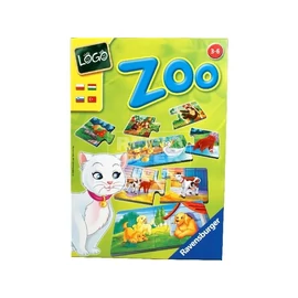 Ravensburger Logo Zoo Állatok és kölykeik társasjáték