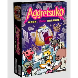 Aggretsuko Work/Rage Balance angol nyelvű kártyajáték