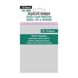 Sleeve Kings Euro kártyavédő (110 db-os csomag) 59 x 92 mm