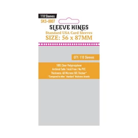 Sleeve Kings USA kártyavédő (110 db-os csomag) 56 x 87 mm