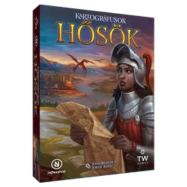 Kartográfusok - Hősök társasjáték dobozborító