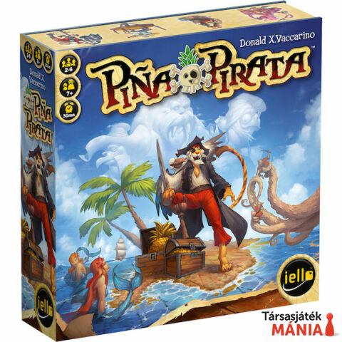 Iello Pina Pirata társasjáték, angol nyelvű