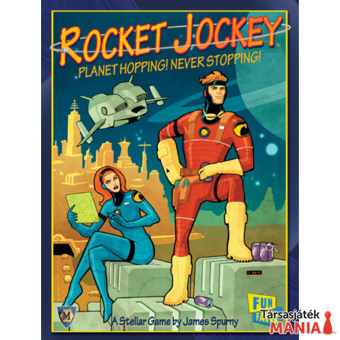 Rocket Jockey társasjáték, angol nyelvű