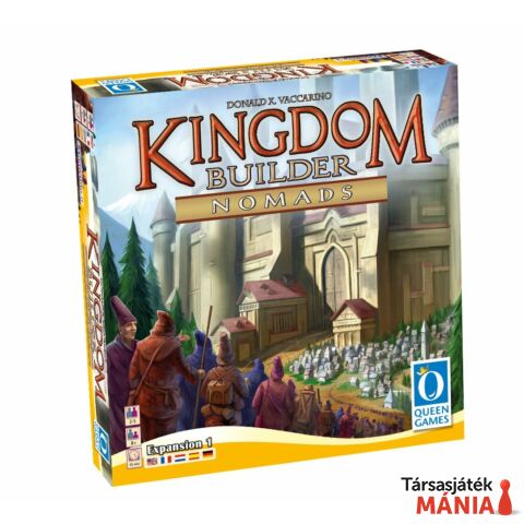 Queen Games Kingdom builder Nomads 1. angol nyelvű kiegészítő