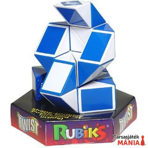 Rubik Twist logikai játék, kék-fehér