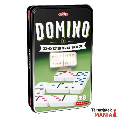 Domino Dupla 6-os szett fém dobozban 