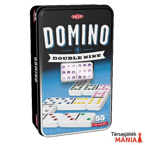 Domino Dupla 9-es szett fém dobozban 