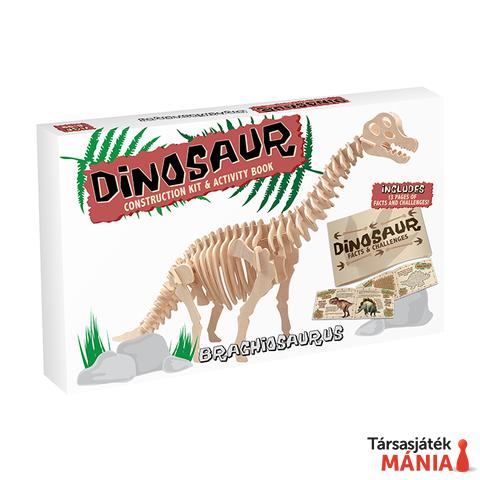 Brachiosaurus Professor Puzzle fa építő szett, nagy
