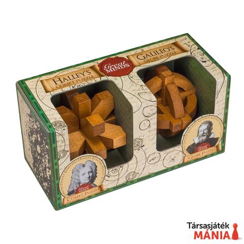 Nagy Elmék 2db-os Professor Puzzle ördöglakat szett