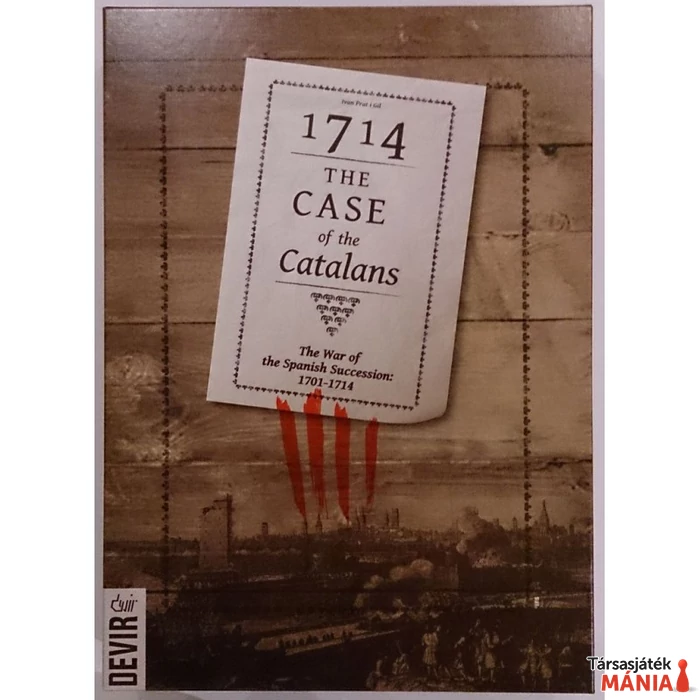 1714: The Case of the Catalans angol nyelvű társasjáték