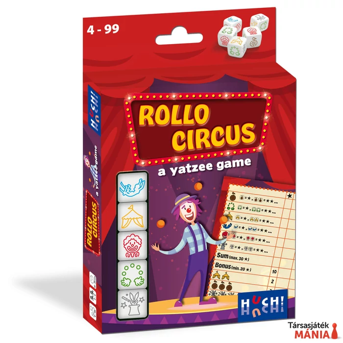 Rollo Circus multinyelvű társasjáték