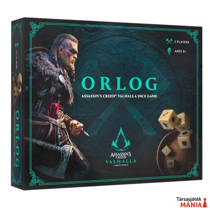 Assassin's Creed: Valhalla Orlog Dice Game társasjáték, angol nyelvű