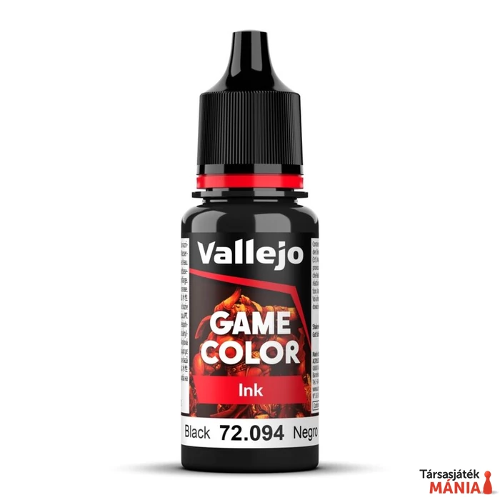 Game Color - Black Ink 18 ml