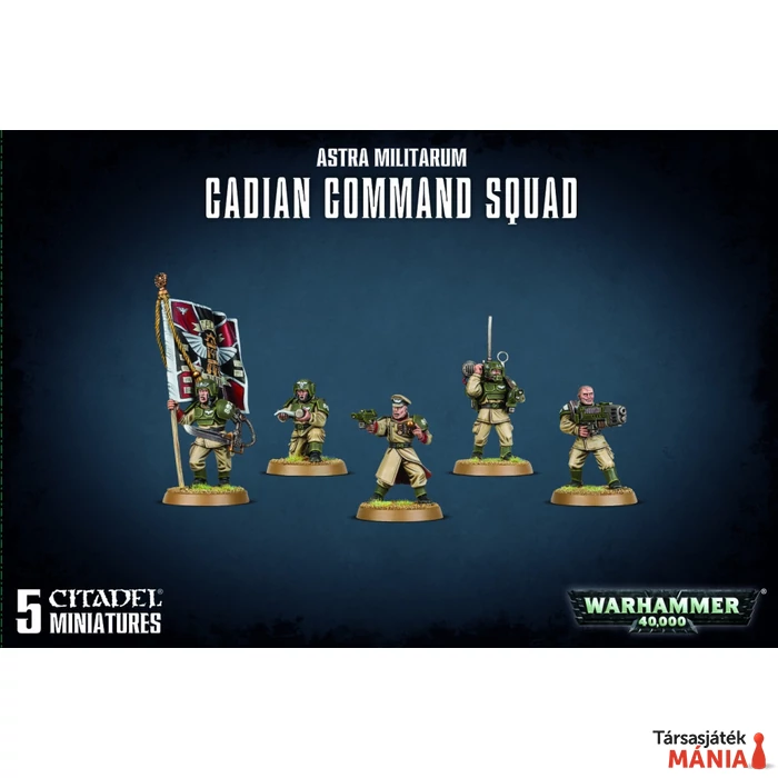 Astra Militarum: Cadian Command Squad minifigurák