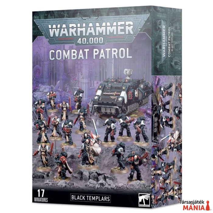 Warhammer 40000 Combat Patrol: Black Templars minifigurák