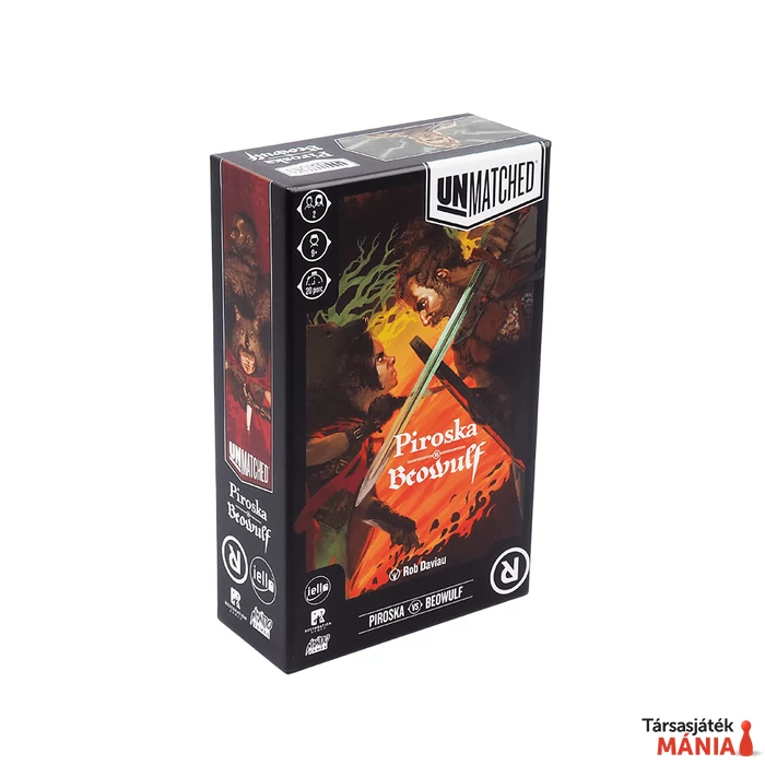 Unmatched: Piroska vs. Beowulf társasjáték dobozborító