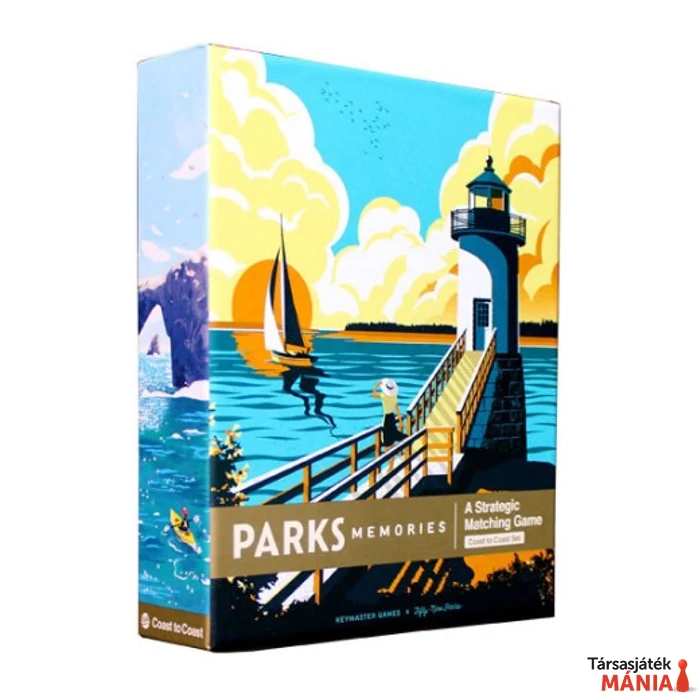 PARKS Memories Coast to Coast társasjáték, angol nyelvű
