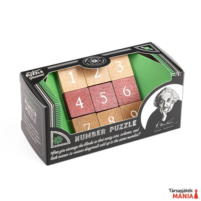 Professor Puzzle Einstein Number logikai játék