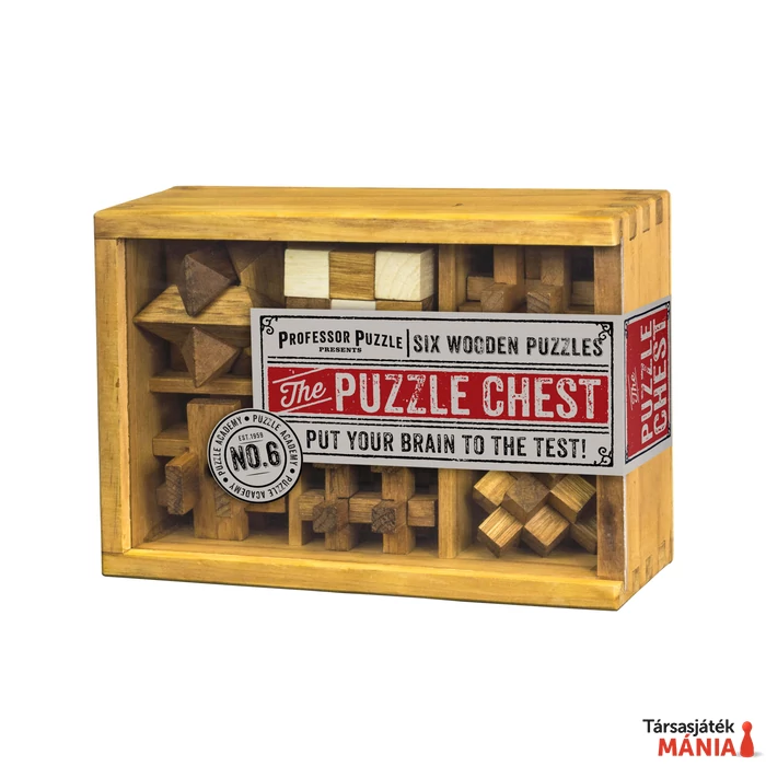 The Puzzle Chest fa ördöglakat készlet