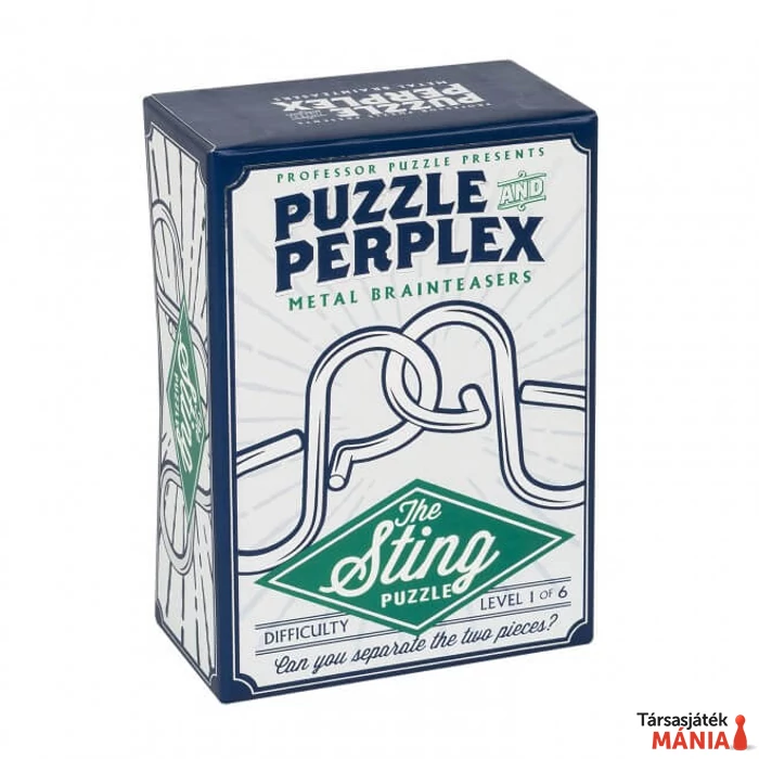 Professor Puzzle The Sting fém ördöglakat