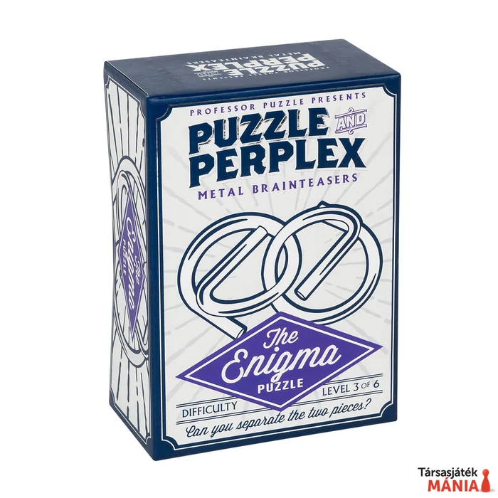 Professor Puzzle The Engima fém ördöglakat