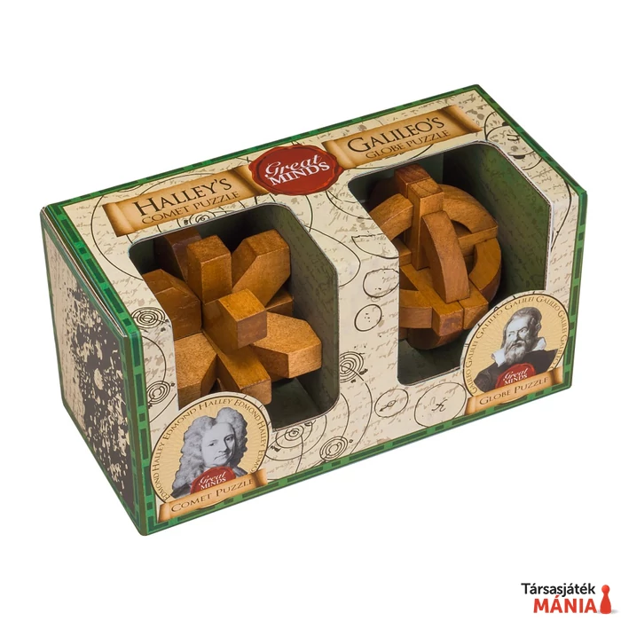 Nagy Elmék 2db-os Professor Puzzle ördöglakat szett