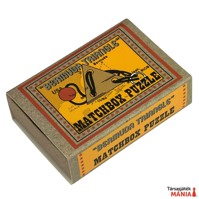 Bermuda Triangle Matchbox Professor Puzzle ördöglakat