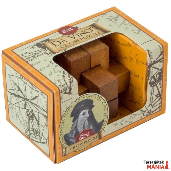 Nagy Elmék - Da Vinci Kereszt mini Professor Puzzle ördöglakat