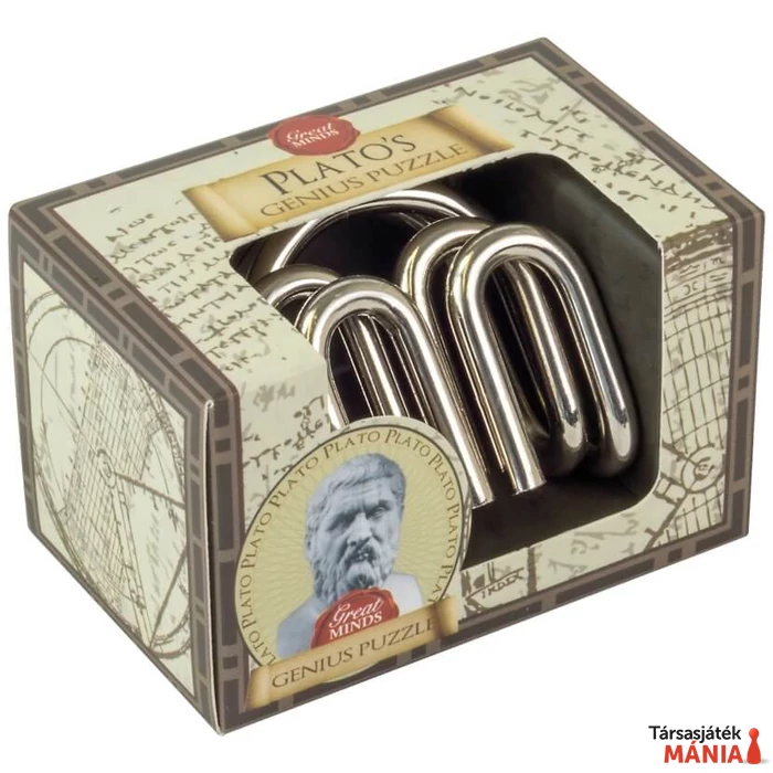 Nagy Elmék - Platón Géniusz Professor Puzzle mini ördöglakat